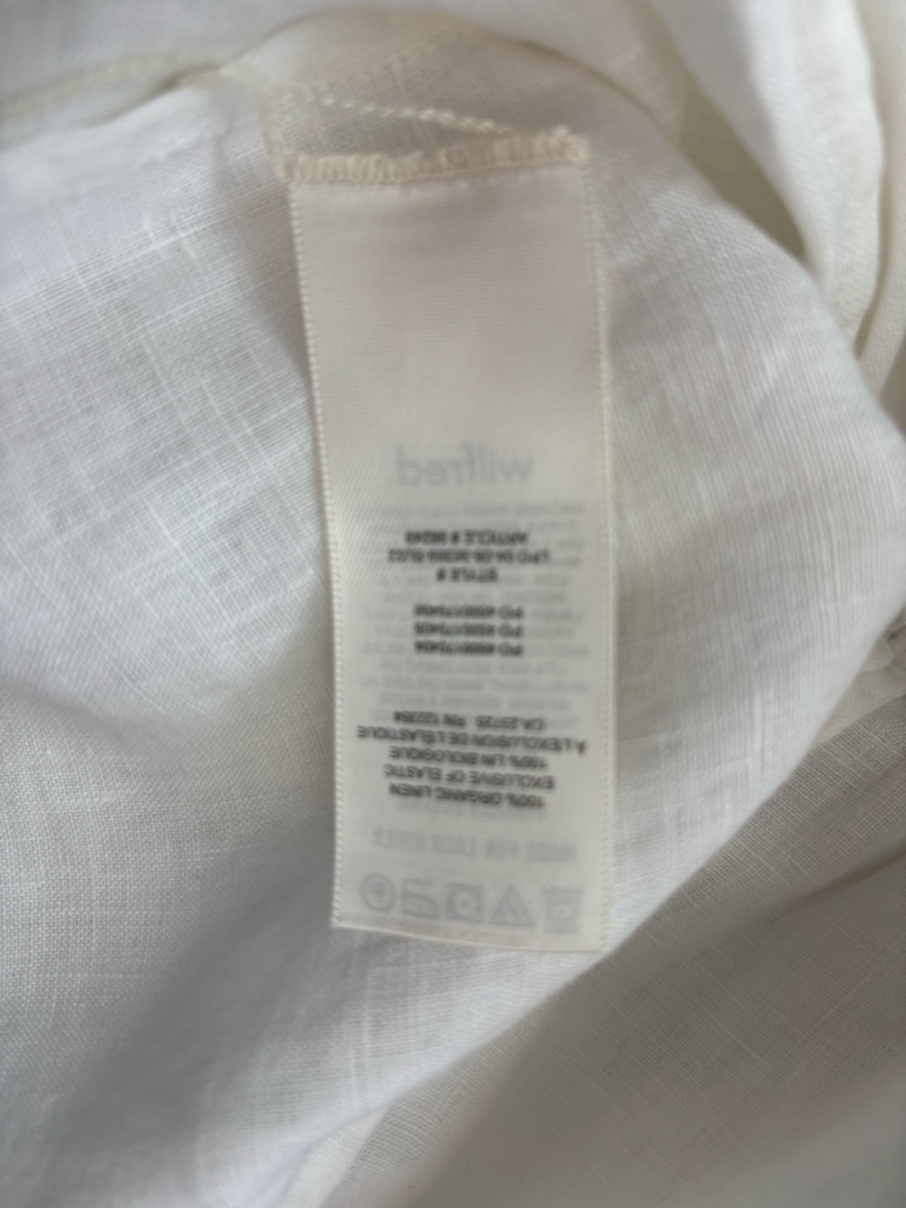 ARITZIA Wilfred Genoa Organic Linen Midi Dress Size Large - Picture 13 of 15